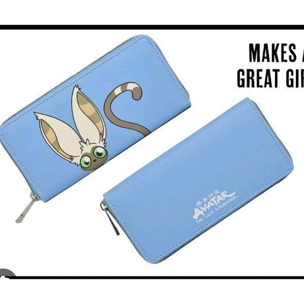 Concept One Avatar The Last Airbender Wallet Zipper Blue